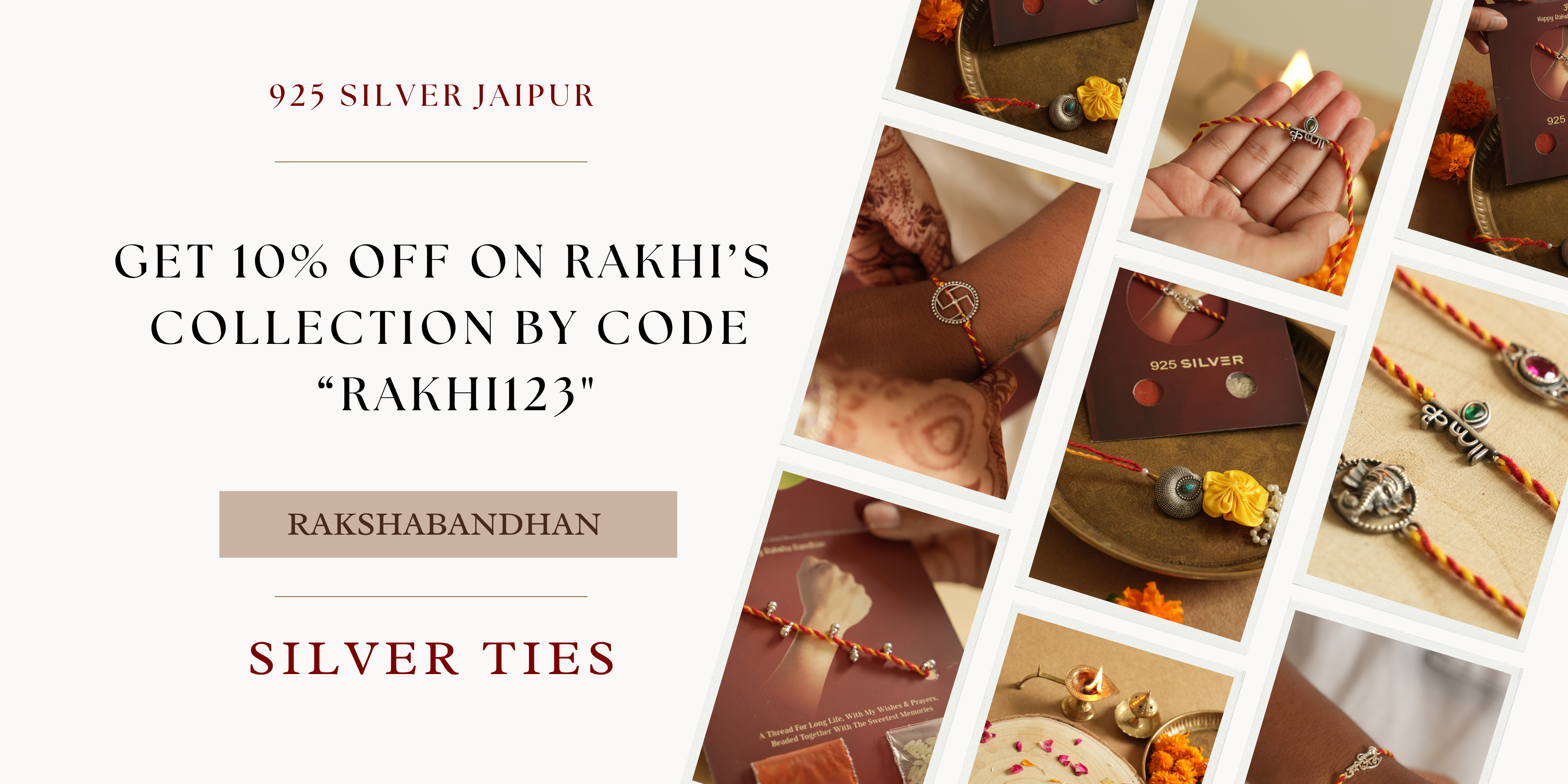 925 SILVER Rakhi collection