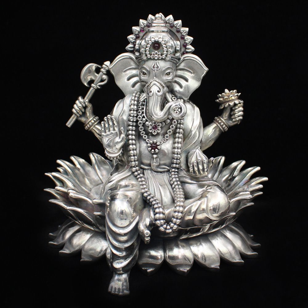 Silver Ganesh Idol