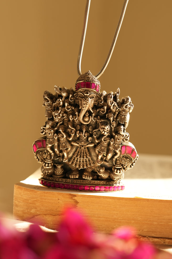 Ganesha Silver Pendant&nbsp;