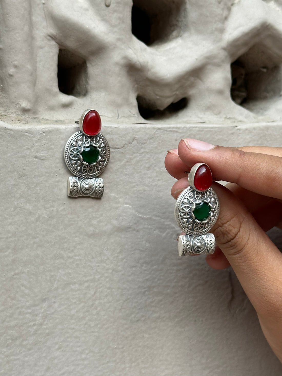 Oxidised Earrings