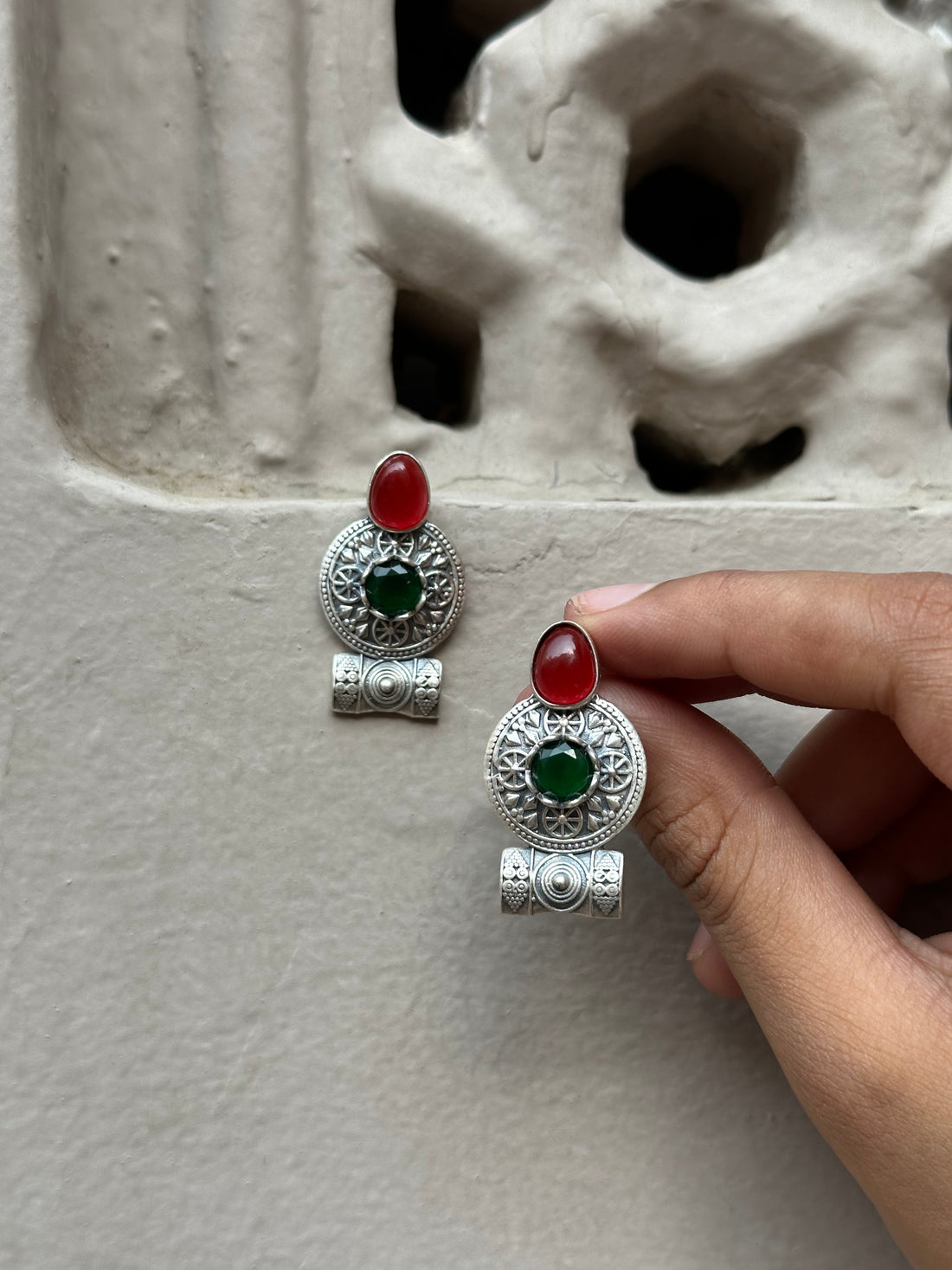 Oxidised Earrings