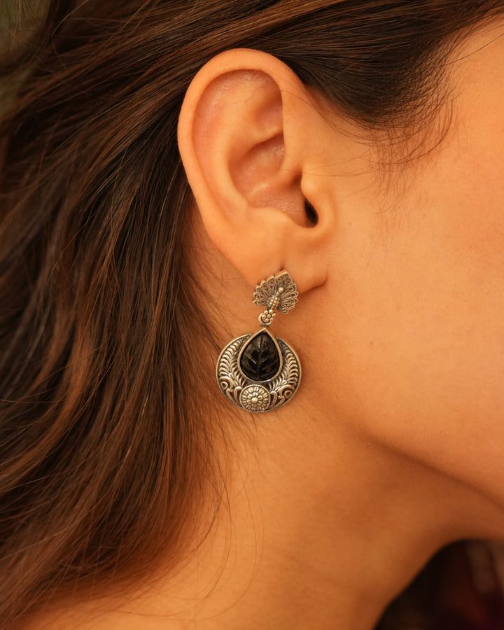 Oxidised Minimal Earrings

