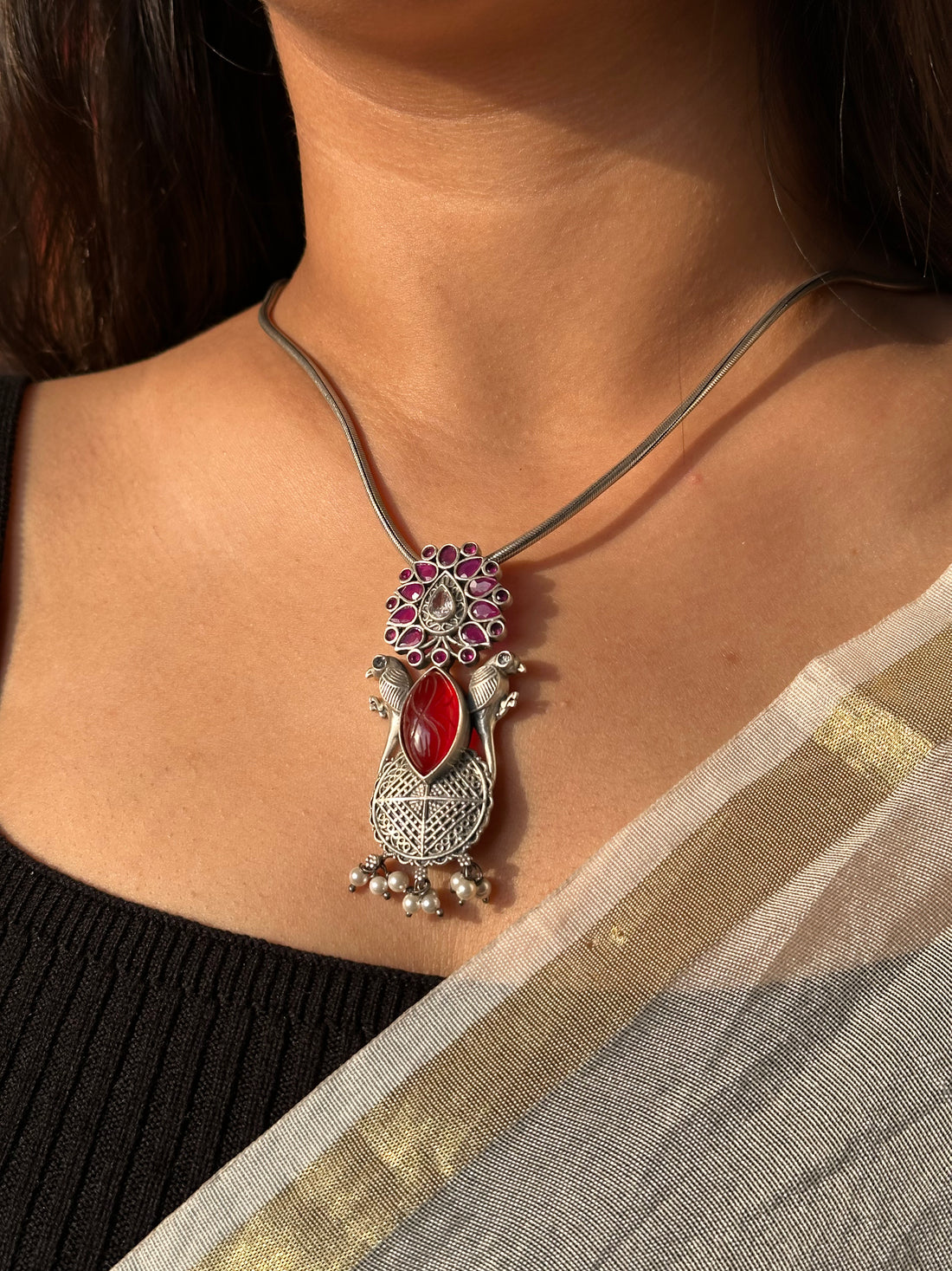 silver antique jewellery