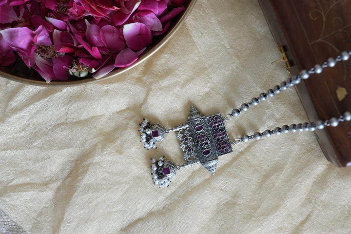 Oxidised Silver Pendant