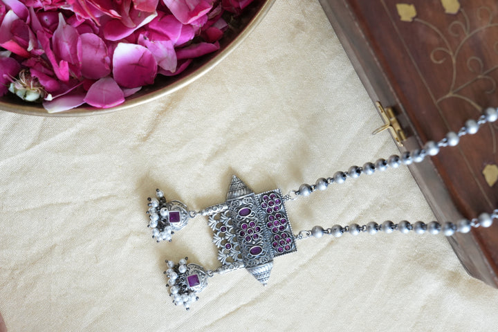 Oxidised Silver Pendant