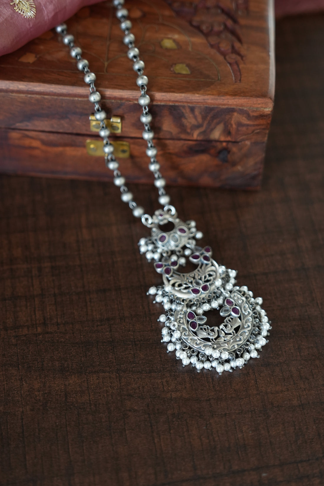 Oxidised Silver Pendant