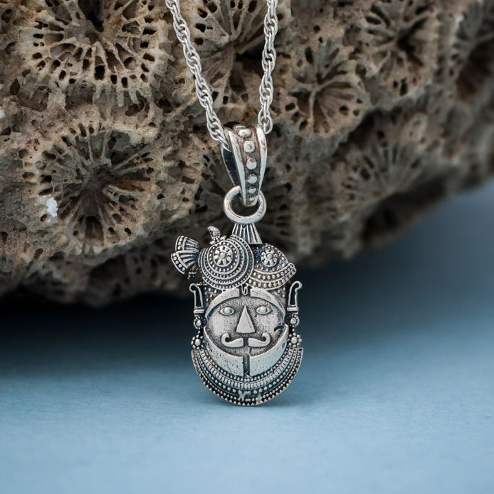 Silver Salasar Balaji pendant