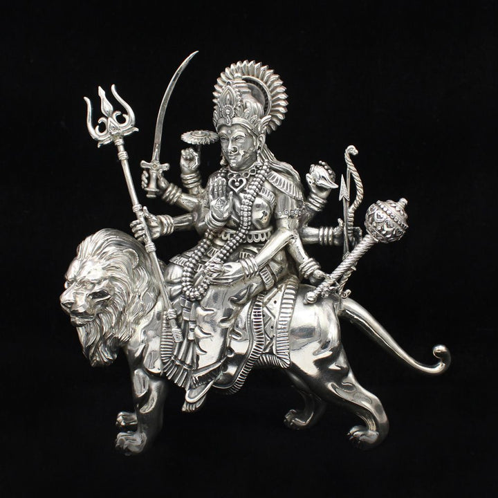 Silver Durga Mataji Murti