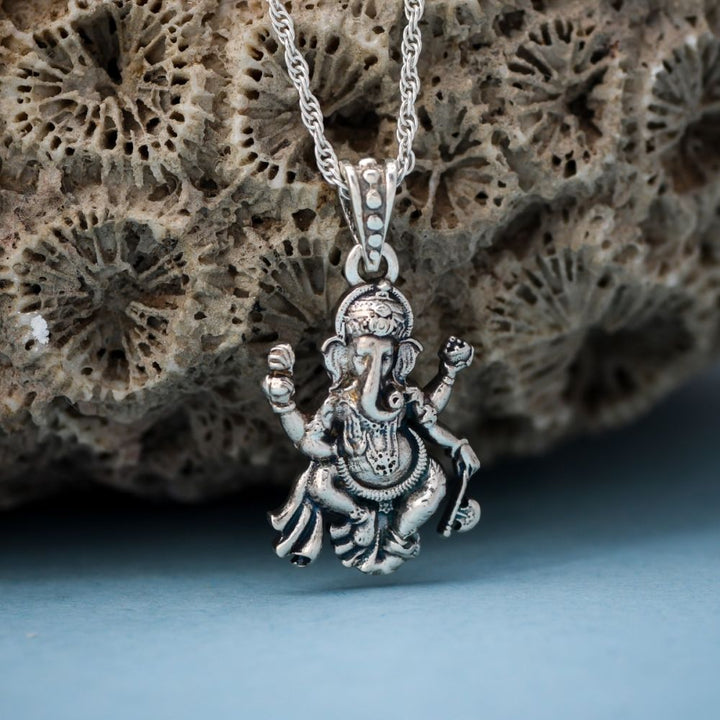 Silver Ganeshji pendant