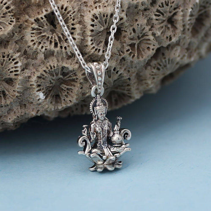 Silver Laxmiji Pendant