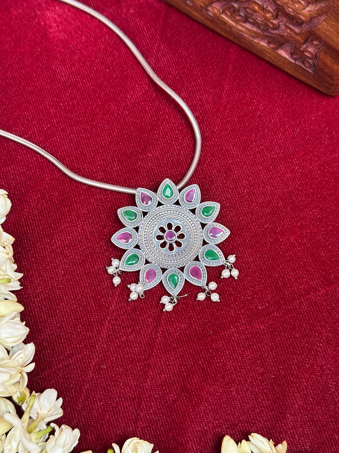 Silver Oxidised Pendant