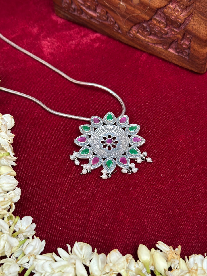 Silver Oxidised Pendant