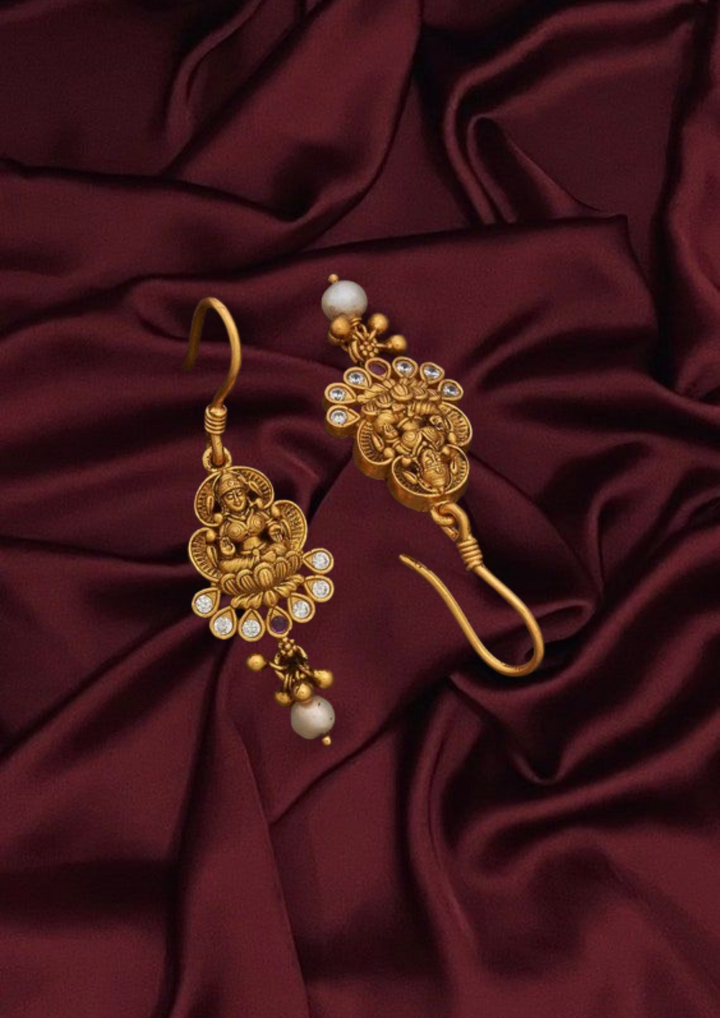 Silver Temple Earrings