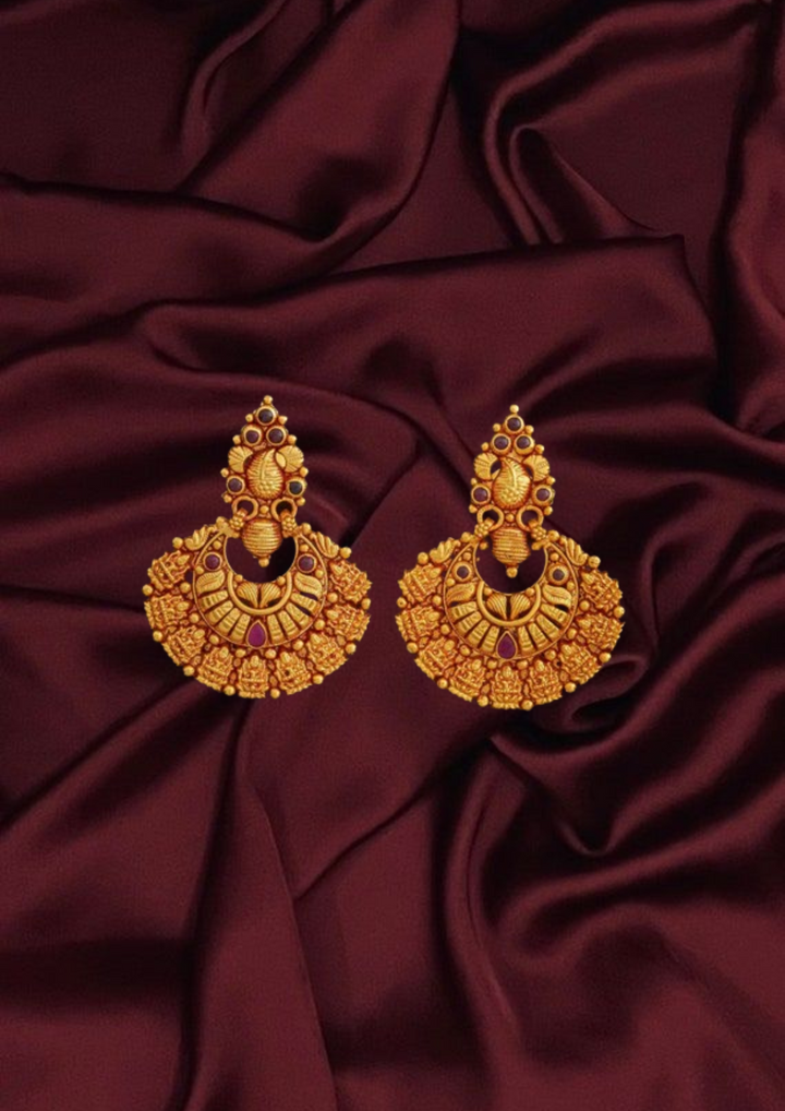Silver Temple Earrings