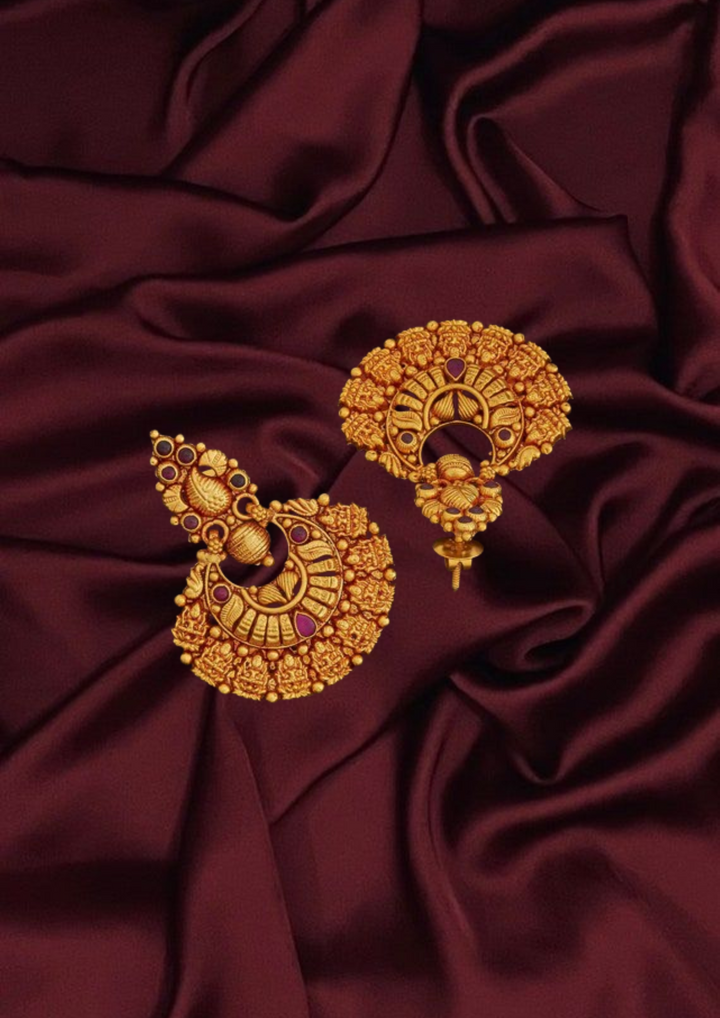 Silver Temple Earrings