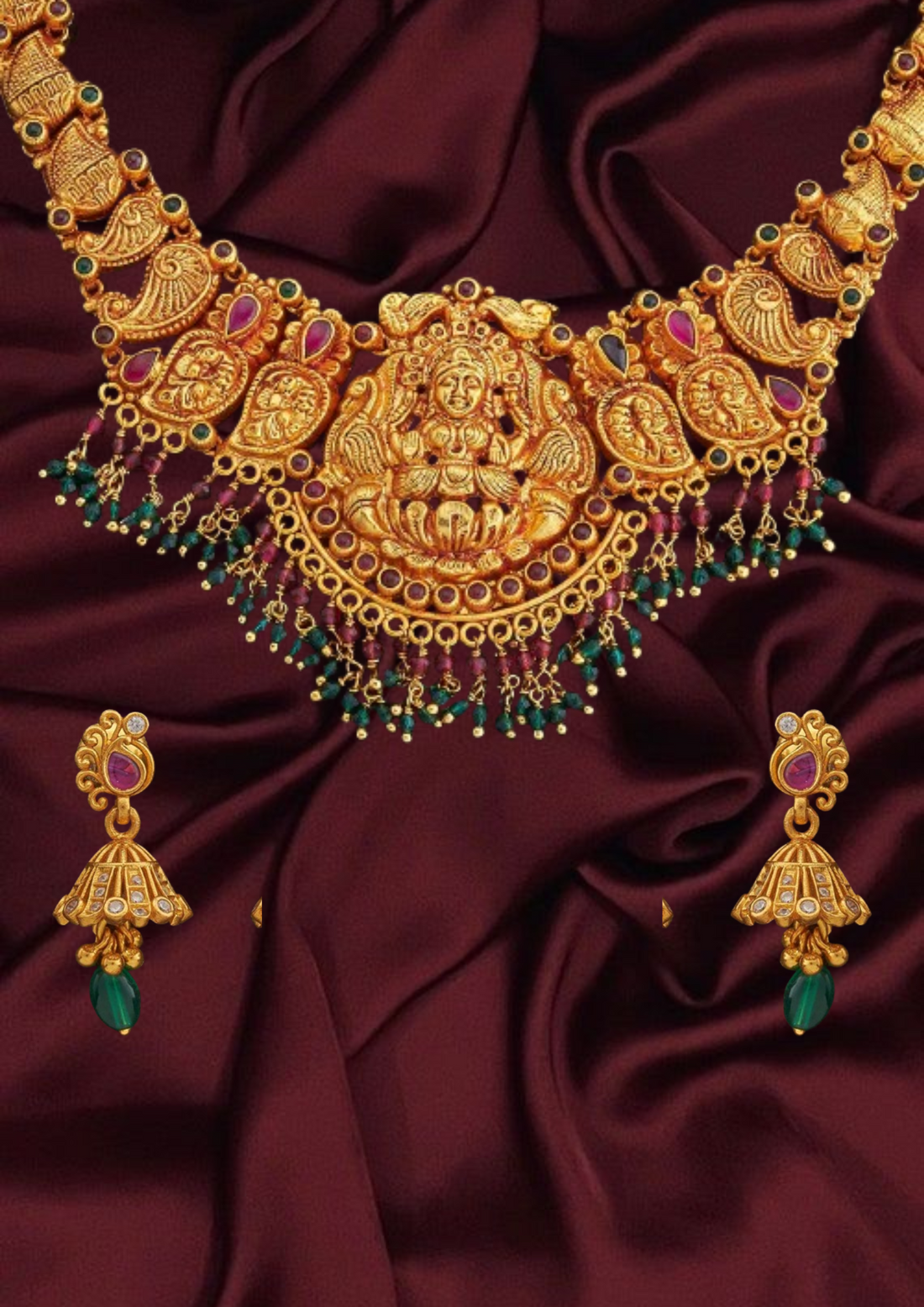 Silver Temple Necklace