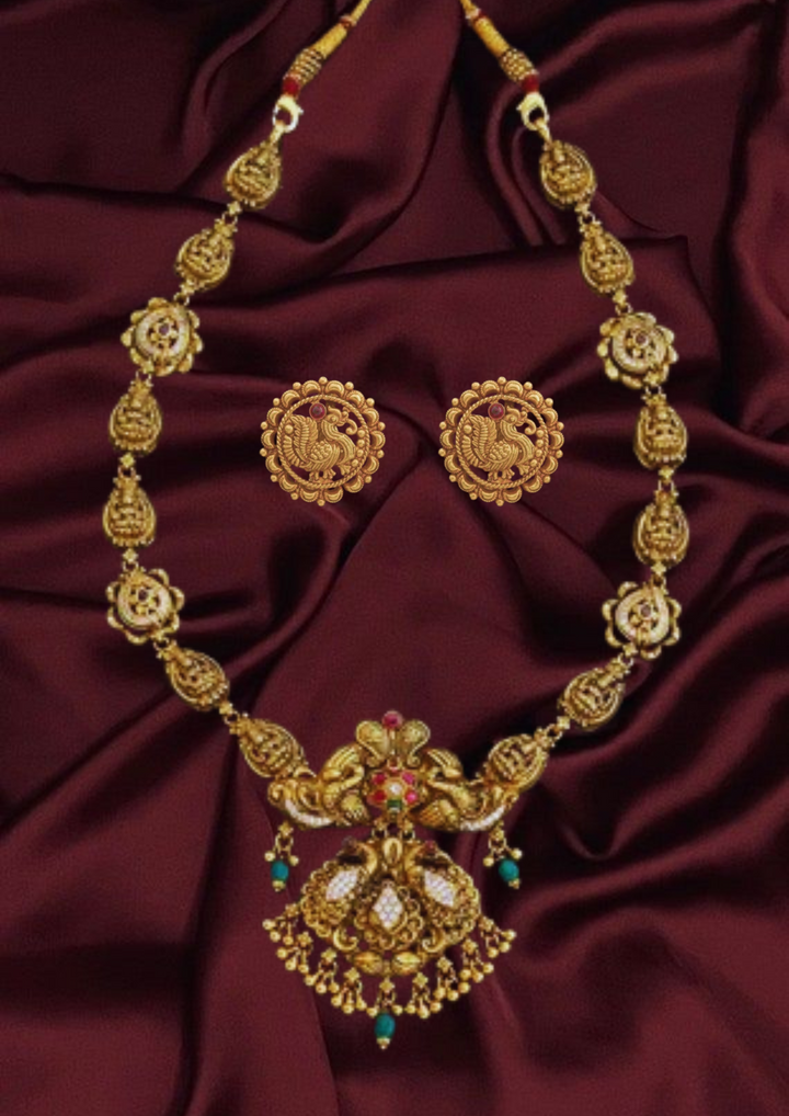Silver Temple Necklace