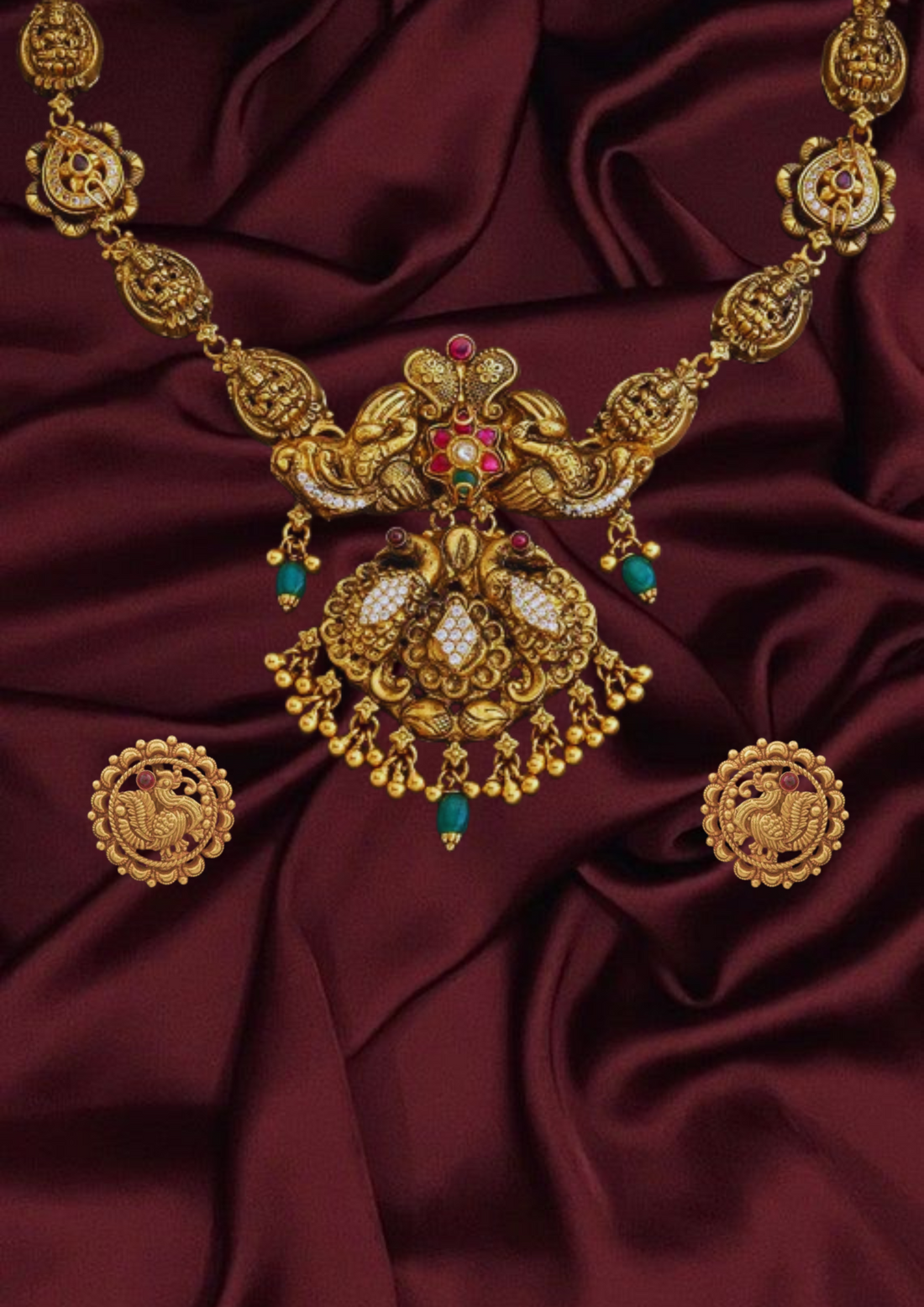 Silver Temple Necklace