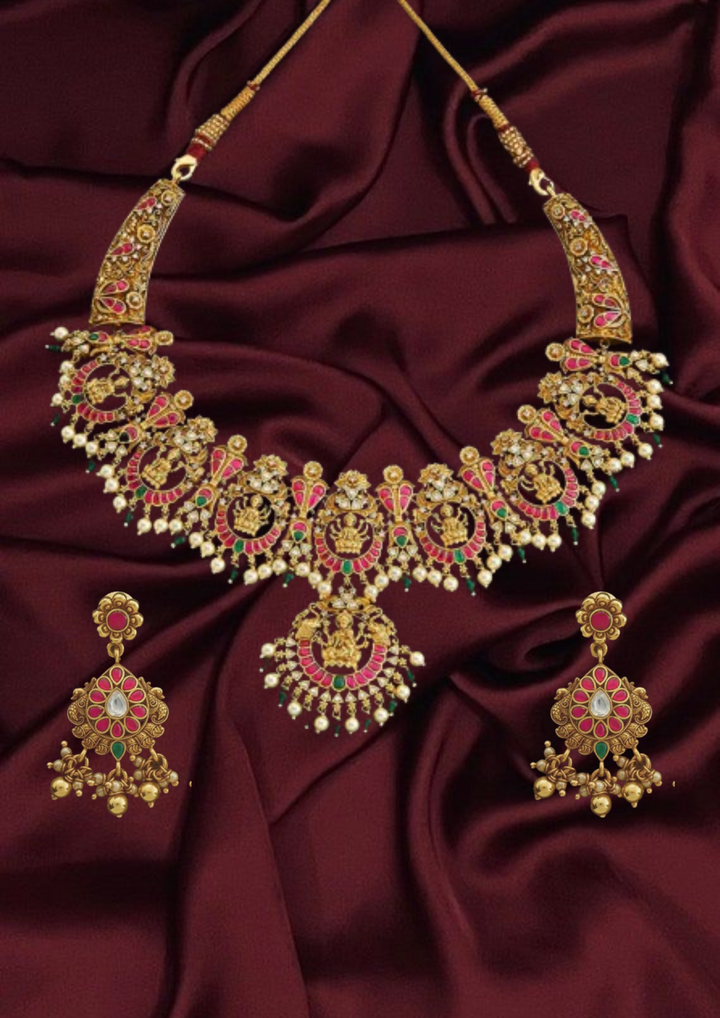Silver Temple Necklace
