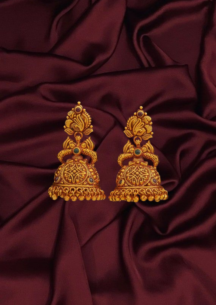 Temple Silver Earrings 