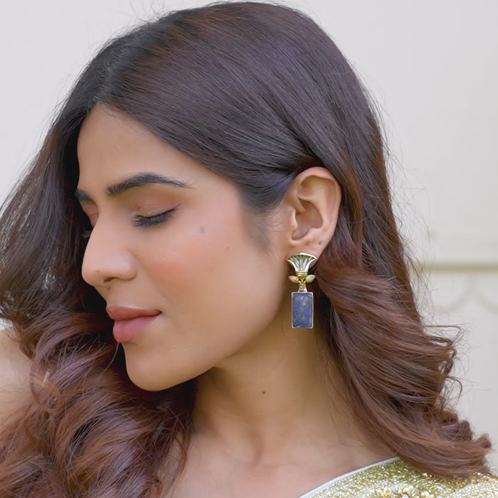 Silver earrings
