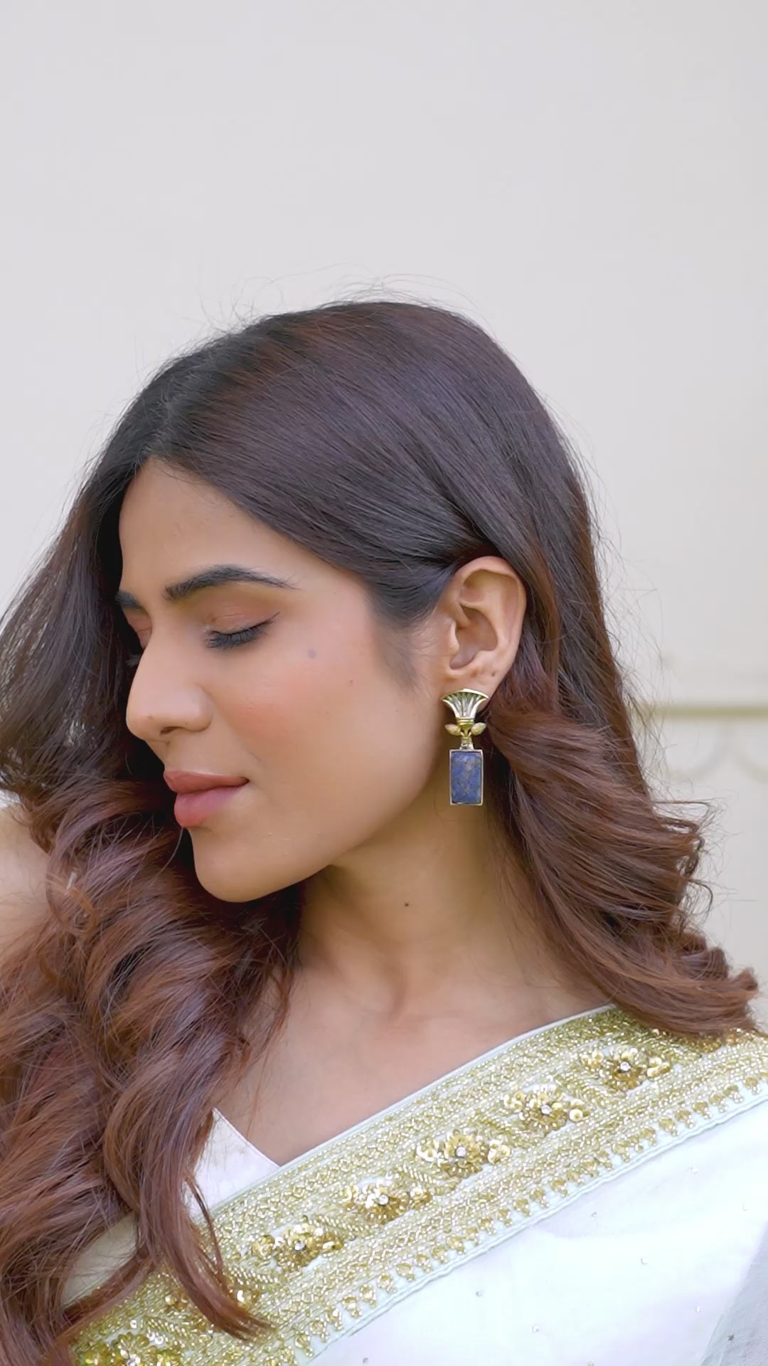 Silver earrings