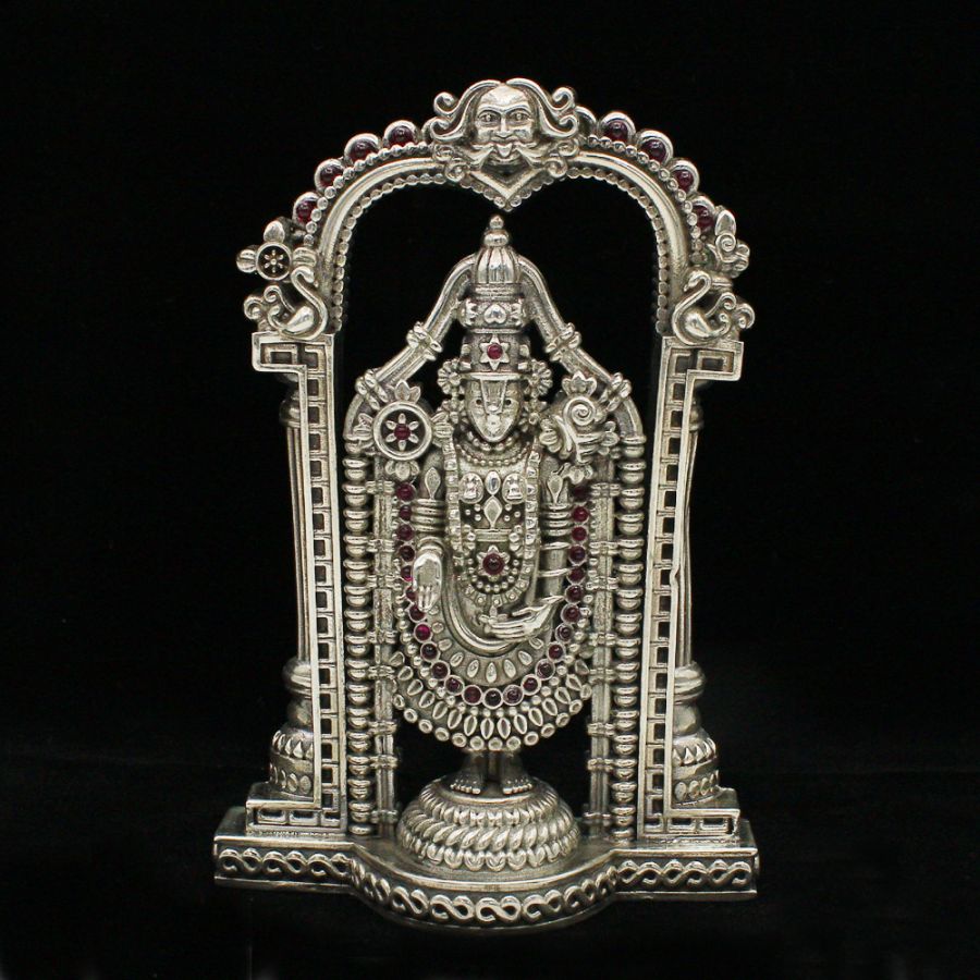 Venkateswara silver idol