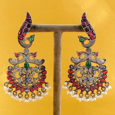 Temple Jewellery Earrings | Temple jewellery earrings, Temple jewellery,  Drop earrings