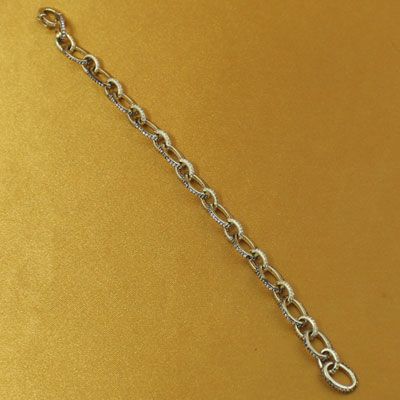Coin Ginni Stainless Steel Plain Links Chain Bracelet For Women  ZIVOM