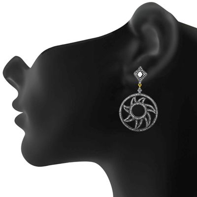 Jhumki -circle Shape Big Gini Earring at Rs 120/pair in Krishnanagar | ID:  19309535897