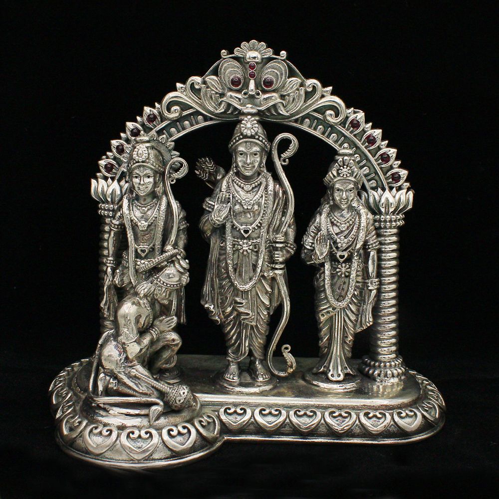 Buy this Ram Darbar silver idol that unleashes love.