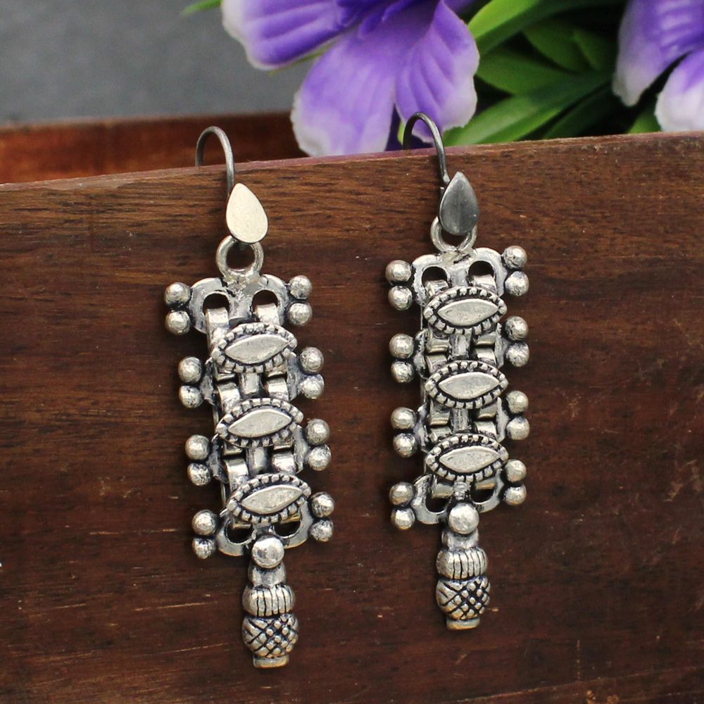 Buy Silver Earrings for Women by Vanbelle Online | Ajio.com