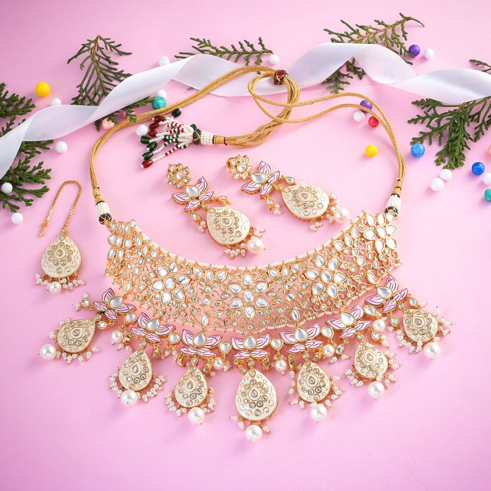 Bridal Kundan Silver Necklace