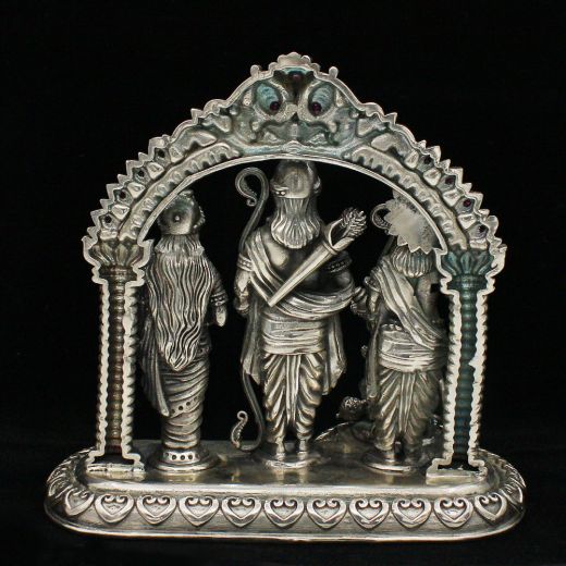 Ram Darbar Silver idol

