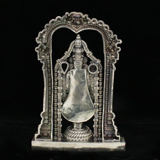 Lord Venkateswara silver idol