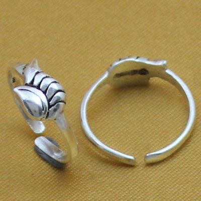 Plain Sterling Silver Toe Ring