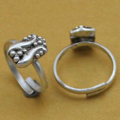 Unique Design Silver Toe Rings for Women