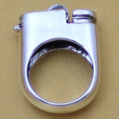 Lighter Design Silver Rings