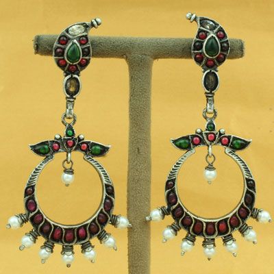 925 Silver Earrings With Stones