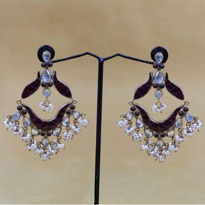 Sterling Silver Earrings With Pearl