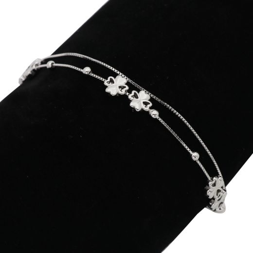 925 Silver flower Bracelet for ladies