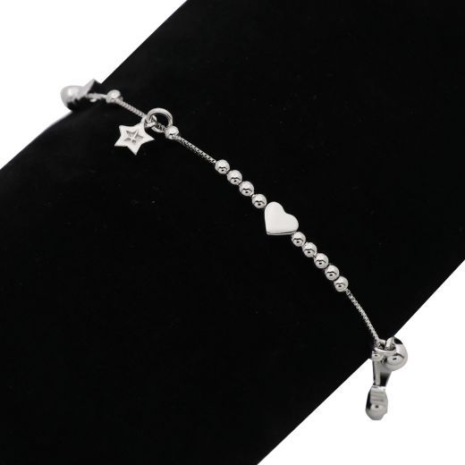 Silver Everyday charm Bracelet