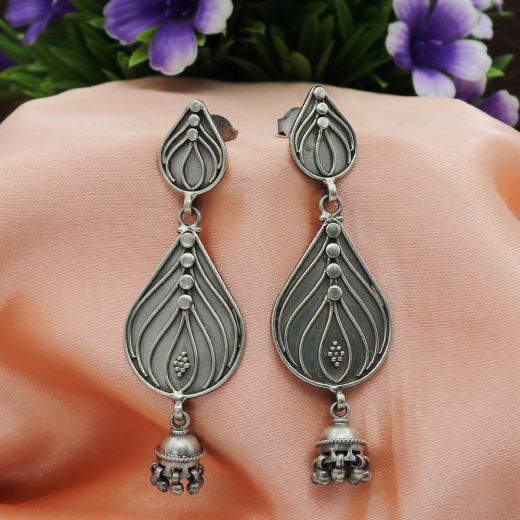 Buy Silver Earrings for Women by Oomph Online | Ajio.com