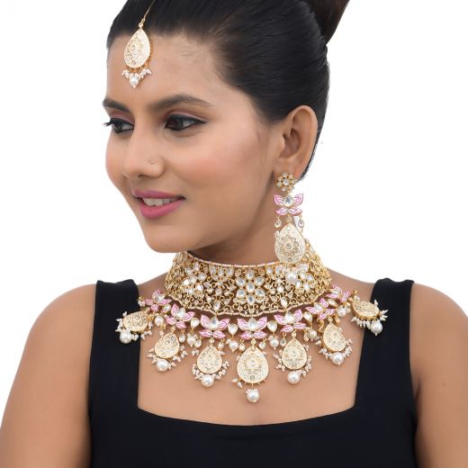 Bridal Kundan Silver Necklace