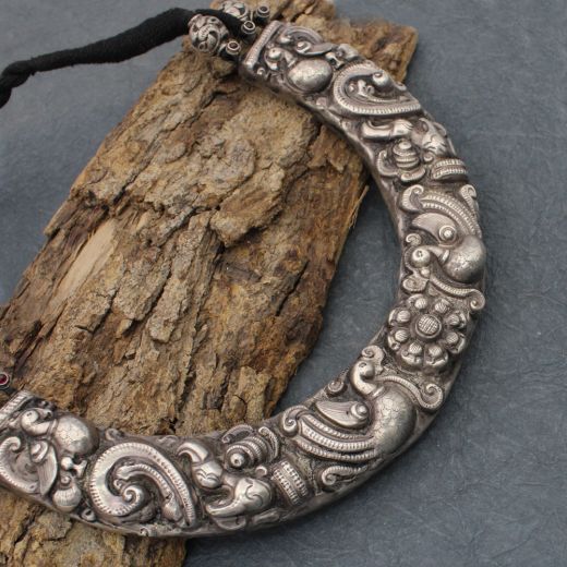 Sterling Silver Tribal Necklace