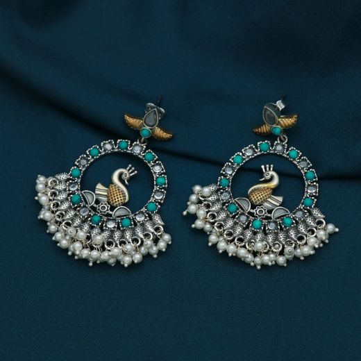 TURQUOISE SILVER EARRING