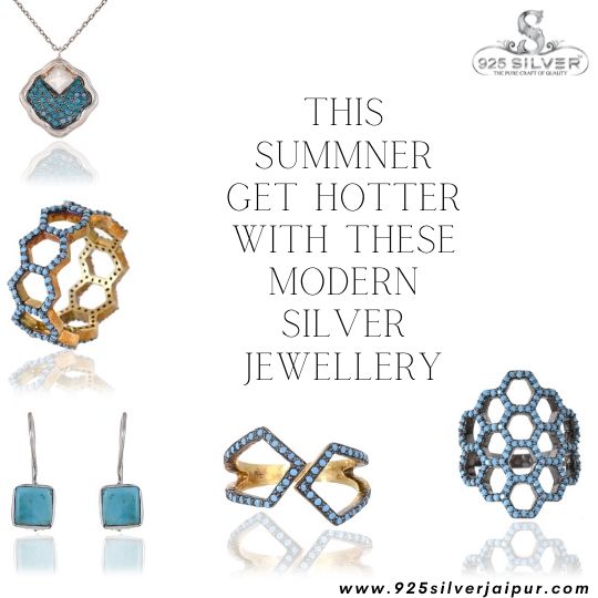 This summer get hotter with these Modern Silver Jewellery