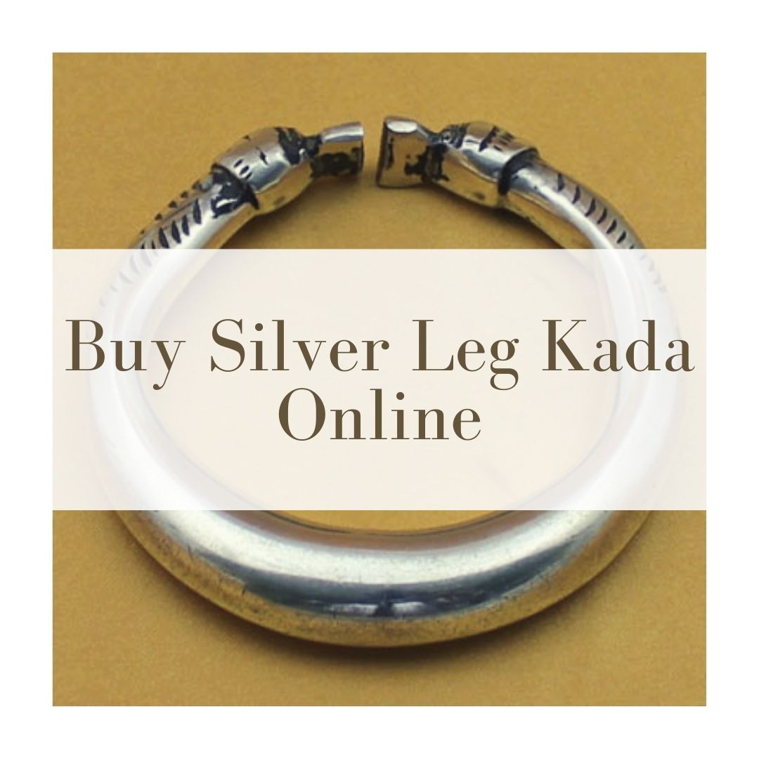 Buy Silver Leg Kada Online