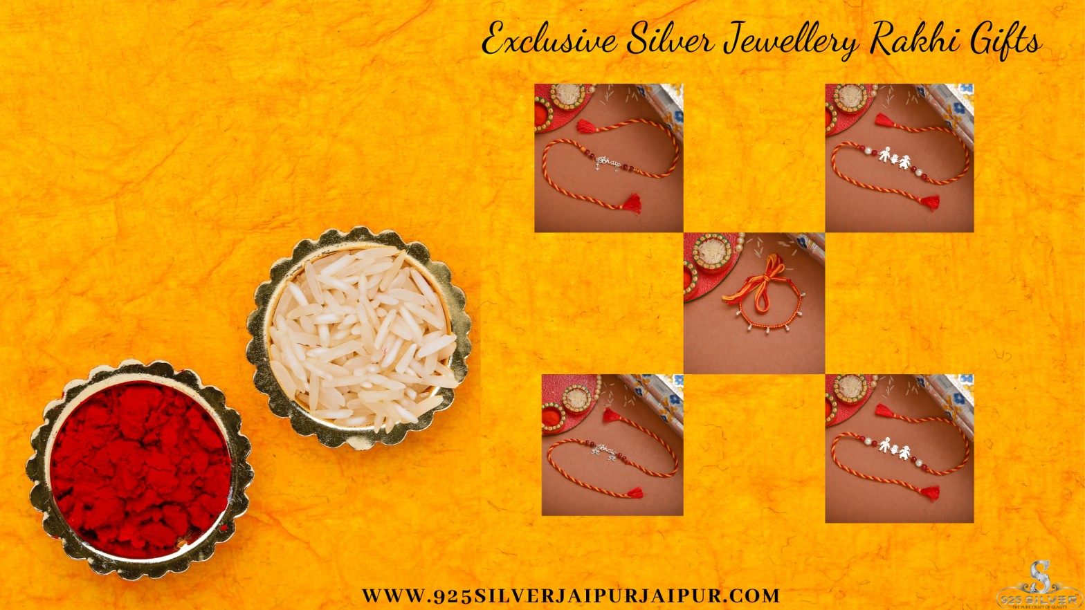 Exclusive Silver Rakhi Gifts - 925 Silver Jewellery